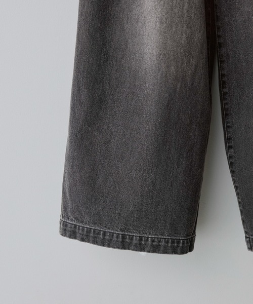 3TUCK DENIM BAGGY SLACKS（デニムパンツ）｜WYM LIDNM（ウィム バイ