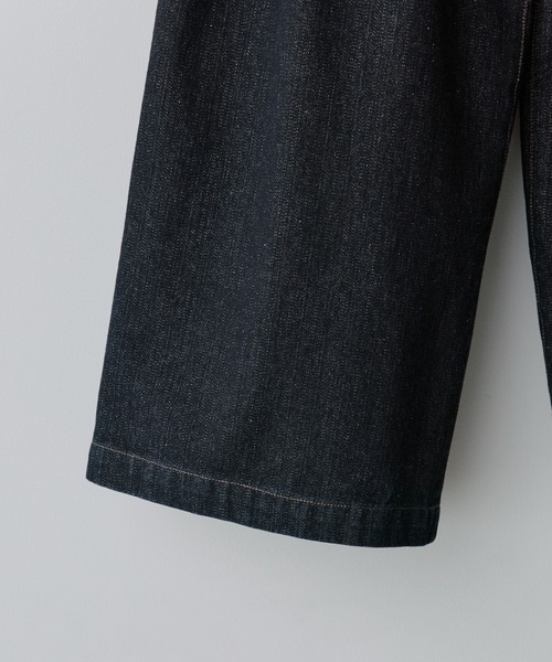 WYM LIDNM（ウィム バイ リドム）の「3TUCK DENIM BAGGY SLACKS（デニムパンツ・メンズ・ブラック系/インディゴブルー・S/M/L）」の15枚目の写真
