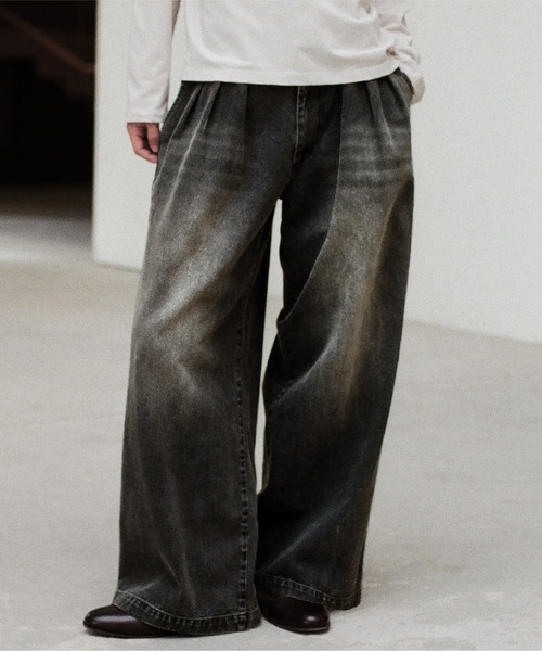 パンツ raw baggy denim Raw Denim Ultra Baggy Pants — COLORS®