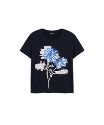 Desigual｜デシグアルのTシャツ/カットソー（花柄・ボタニカル柄）通販