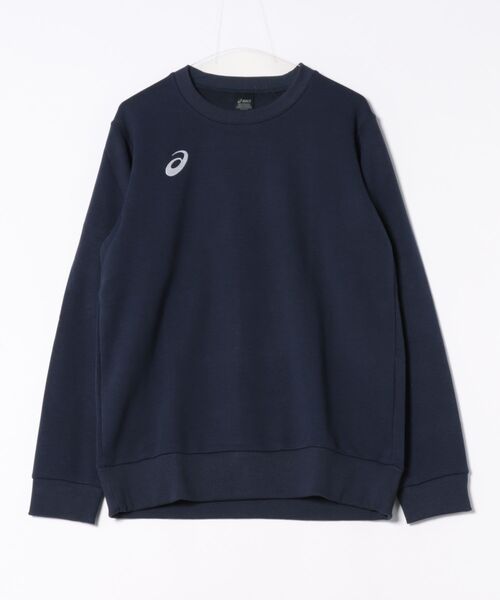 ASICS（アシックス）の「《ASICS》ｽｳｪｯﾄｸﾙｰﾄｯﾌﾟ（スウェット・メンズ・ネイビー/ブラック/グレー・S/M/L/XL）」の3枚目の写真