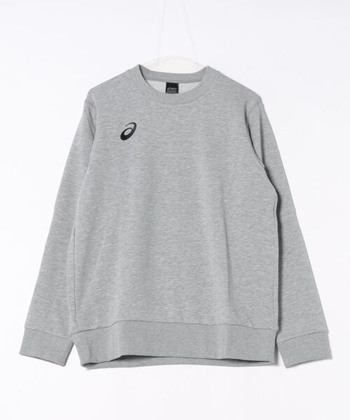 ASICS（アシックス）の「《ASICS》ｽｳｪｯﾄｸﾙｰﾄｯﾌﾟ（スウェット・メンズ・ネイビー/ブラック/グレー・S/M/L/XL）」の2枚目の写真