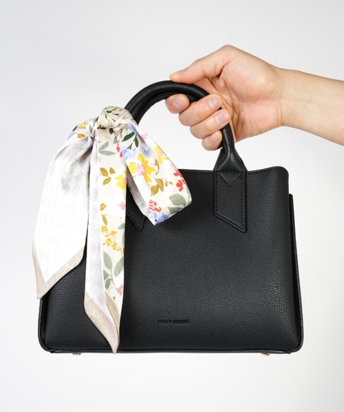 セール】フラワープリントナロースカーフ(188-55030)JELLY BEANS