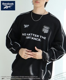 Reebok(リーボック)の【Reebok/リーボック】裏毛 パイピングデザイン エンブレム グラフィック クルーネックスウェット(スウェット)