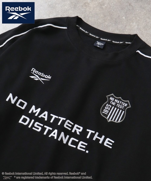 Reebok（リーボック）の「【Reebok/リーボック】裏毛 パイピングデザイン エンブレム グラフィック クルーネックスウェット（スウェット・メンズ・グリーン系/ブラック/ダークパープル/アッシュグレー・M/L/LL）」の16枚目の写真