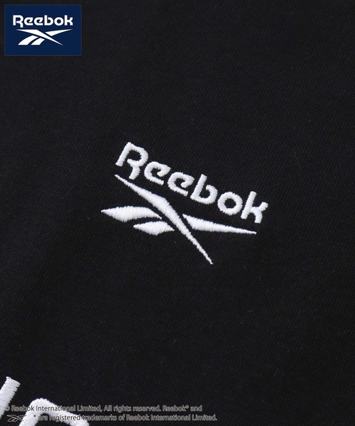 Reebok（リーボック）の「【Reebok/リーボック】裏毛 パイピングデザイン エンブレム グラフィック クルーネックスウェット（スウェット・メンズ・グリーン系/ブラック/ダークパープル/アッシュグレー・M/L/LL）」の18枚目の写真