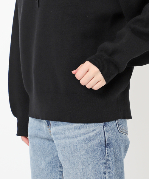 WEB限定 / 追加》メタルボタンヘンリーネックニット（ニット/セーター