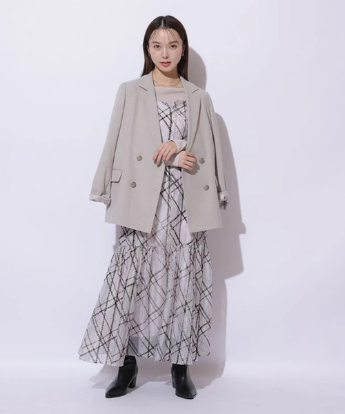 ☆まあ☆MystradaマイストラーダライトテーラードジャケットベージュM ☆まあ様専用☆Mystradaマイストラーダライトテーラード