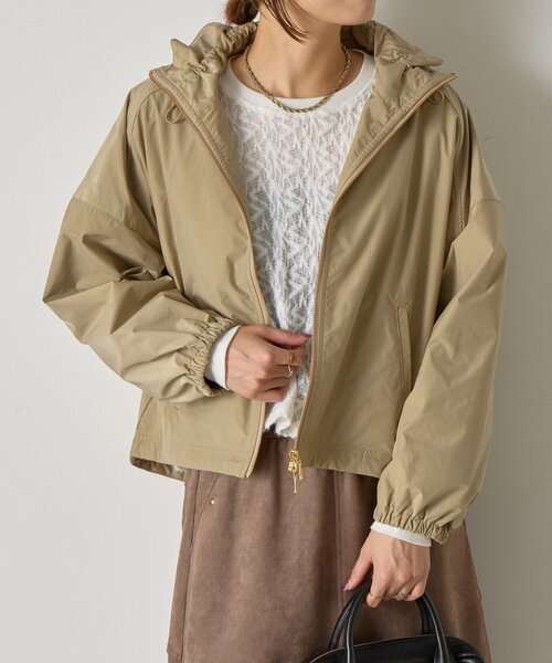 Jena espace merveilleux（ジェナ　エスパスメルヴェイユ）の「スタンドネックタフタジャケット（その他アウター・レディース・チャコールグレー/ベージュ・FREE）」の18枚目の写真