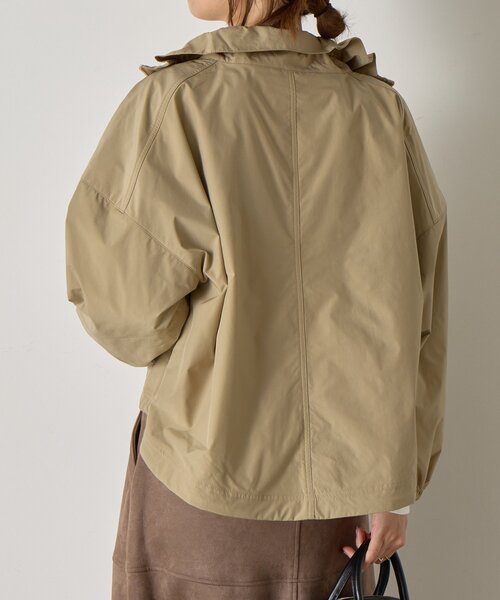 Jena espace merveilleux（ジェナ　エスパスメルヴェイユ）の「スタンドネックタフタジャケット（その他アウター・レディース・チャコールグレー/ベージュ・FREE）」の20枚目の写真