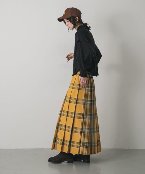 SENSE OF PLACE by URBAN RESEARCH（センスオブプレイスバイアーバンリサーチ）の「チェックプリーツスカート（スカート・レディース・イエロー系その他/ブラウン系その他/その他1/ブルー系その他・ONE）」の7枚目の写真