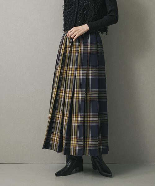 セール】チェックプリーツスカート（スカート）｜SENSE OF PLACE by