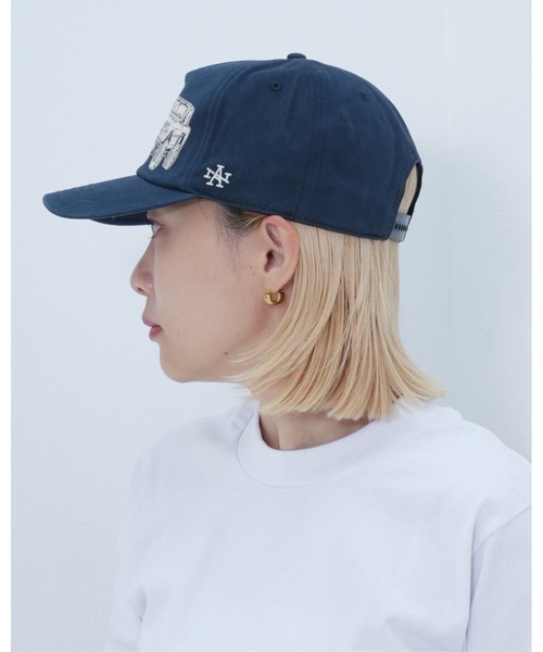 AMERICAN NEEDLE（アメリカンニードル）の「CAP/AMERICAN NEEDLE/アメリカンニードル ベースボールキャップ ユニセックス ヴィンテージ アメカジ（キャップ・メンズ・ネイビー・FREE）」の4枚目の写真