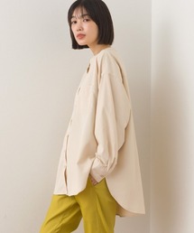OMNES（オムネス）の「テックコットンバンドカラー長袖シャツ（シャツ/ブラウス）」