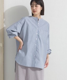 OMNES（オムネス）の「テックコットンバンドカラー長袖シャツ（シャツ/ブラウス）」