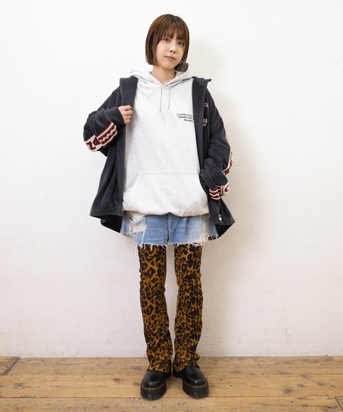 RNA(アールエヌエー)の「G1098 ダメージラップミニスカート(デニムスカート・レディース・ライトインディゴブルー・MEDIUM)」の18枚目の写真