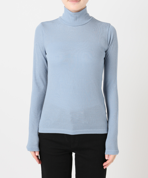 セール】ウォッシャブルウールタートルネックトップス（Tシャツ