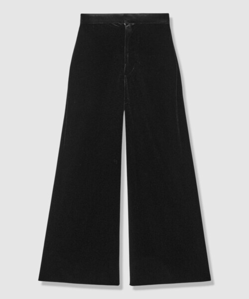 LOULOU WILLOUGHBY（ルルウィルビー）の「【LOULOU WILLOUGHBY】トリアセベロアパンツ（その他パンツ・レディース・ブラック/ブルー・1/2）」の7枚目の写真