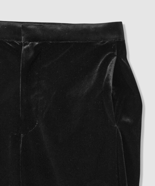 LOULOU WILLOUGHBY（ルルウィルビー）の「【LOULOU WILLOUGHBY】トリアセベロアパンツ（その他パンツ・レディース・ブラック/ブルー・1/2）」の9枚目の写真