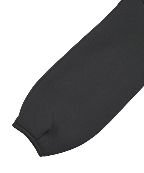 earth music&ecology（アースミュージックアンドエコロジー）の「【2025AW】ダンボールニットZIPブルゾン（ブルゾン・レディース・ブラック/ピンクベージュ・FREE）」の3枚目の写真