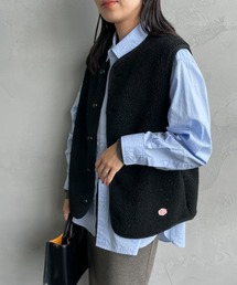 Vincent et Mireille | [Vincent et Mireille/ヴァンソン エ ミレイユ] ボアフリースベスト(ベスト)