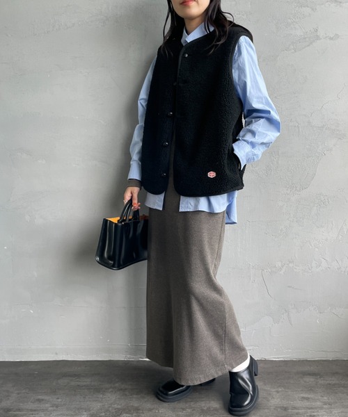 Vincent et Mireille/ヴァンソン エ ミレイユ] ボアフリースベスト