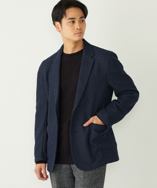 SHIPS Colors:ラッセル ボンディング ジャケット（テーラード