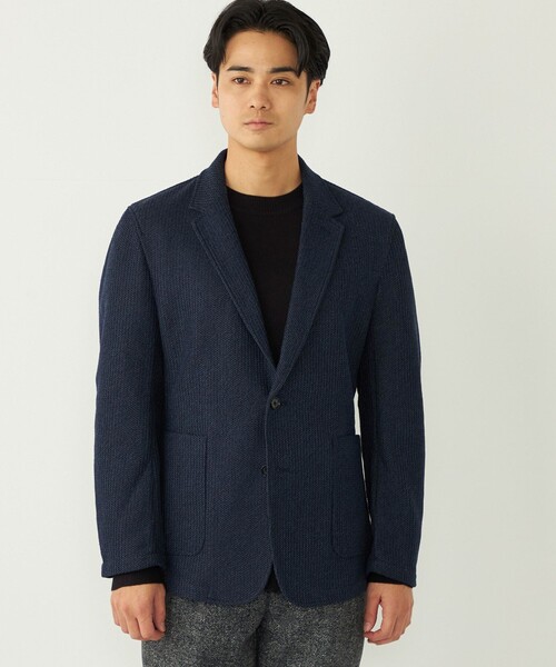 SHIPS Colors(シップス カラーズ)の「ラッセル ボンディング ジャケット◇(テーラードジャケット・メンズ・ネイビー/ブルー・LARGE/MEDIUM/X-LARGE)」の15枚目の写真