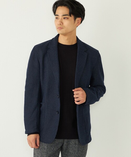 SHIPS Colors:ラッセル ボンディング ジャケット（テーラード