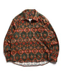 Native Stripe Half zip Work shirt