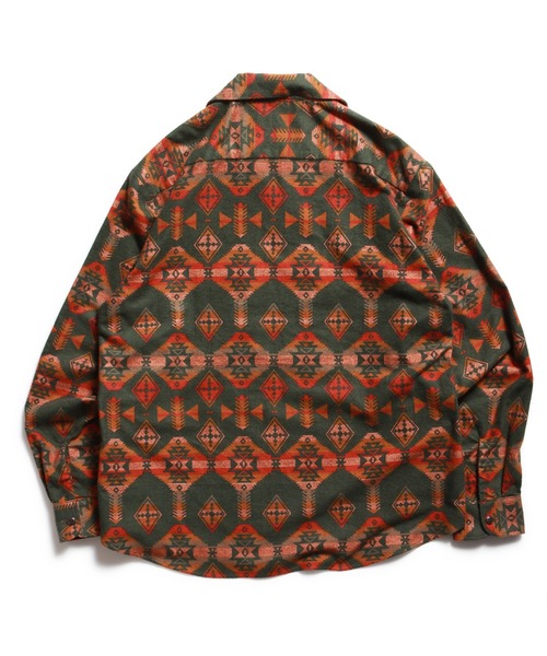 ROTAR(ローター)の「Native Stripe Half zip Work shirt(シャツ/ブラウス・メンズ・ブラック/グリーン・MEDIUM/LARGE/X-LARGE)」の11枚目の写真