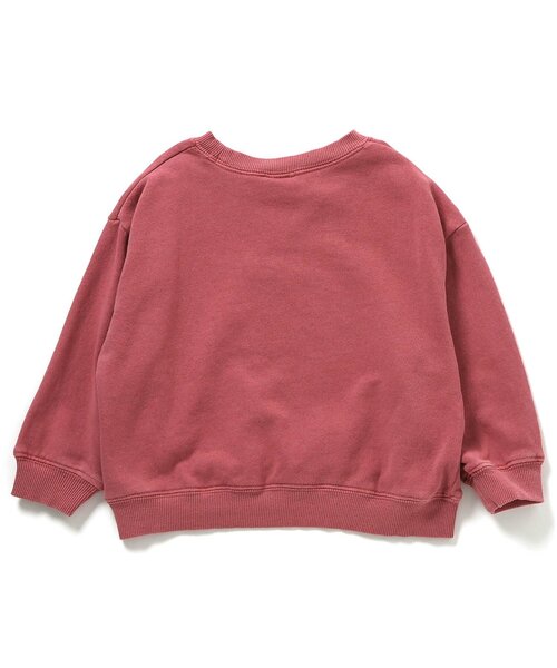 BREEZE(ブリーズ)の「【ジュニア対応】カラバリ製品染めトレーナー(スウェット・キッズ・サックスブルー/ブラウン/ピンク/ライム・90/100/110/120/130/140/150/160)」の6枚目の写真