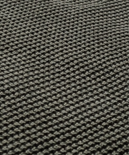 DOUBLE STEAL（ダブルスティール）の「ストーンウォッシュラグランコットンニット（ニット/セーター・メンズ・カーキ/ネイビー・MEDIUM/LARGE）」の3枚目の写真