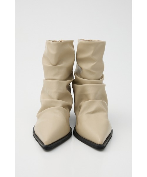 LAGUA GEM（ラグアジェム）の「USEFUL VINTAGE SHORT ブーツ（ブーツ・レディース・アイボリー/ブラック・MEDIUM/LARGE/SMALL）」の4枚目の写真