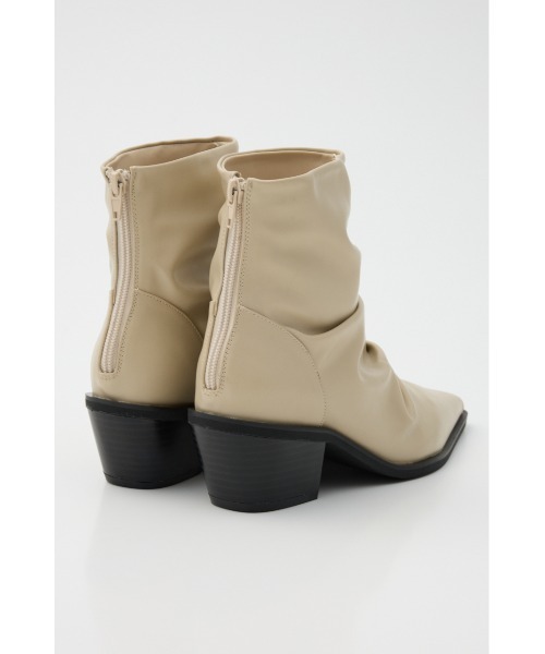 LAGUA GEM（ラグアジェム）の「USEFUL VINTAGE SHORT ブーツ（ブーツ・レディース・アイボリー/ブラック・MEDIUM/LARGE/SMALL）」の5枚目の写真