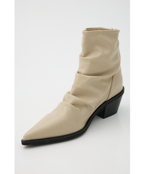 LAGUA GEM（ラグアジェム）の「USEFUL VINTAGE SHORT ブーツ（ブーツ・レディース・アイボリー/ブラック・MEDIUM/LARGE/SMALL）」の9枚目の写真