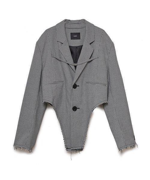 SORIN（ソリン　）の「Check High Cut Hem Jacket/チェックハイカットヘムジャケット（テーラードジャケット・レディース・チェック・38）」の13枚目の写真
