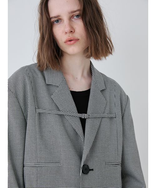 SORIN（ソリン　）の「Check High Cut Hem Jacket/チェックハイカットヘムジャケット（テーラードジャケット・レディース・チェック・38）」の15枚目の写真