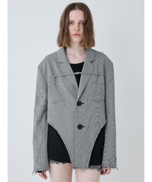 SORIN（ソリン　）の「Check High Cut Hem Jacket/チェックハイカットヘムジャケット（テーラードジャケット・レディース・チェック・38）」の20枚目の写真