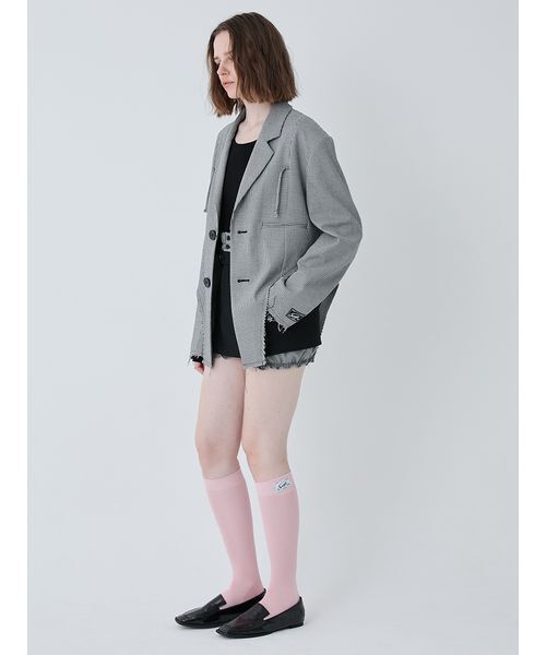 SORIN（ソリン　）の「Check High Cut Hem Jacket/チェックハイカットヘムジャケット（テーラードジャケット・レディース・チェック・38）」の22枚目の写真