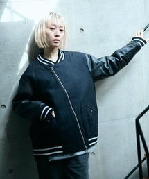 rehacer(レアセル)のrehacer : Slant Riders Studium JKT / スラント ライダース スタジアム ジャケット(スタジャン)