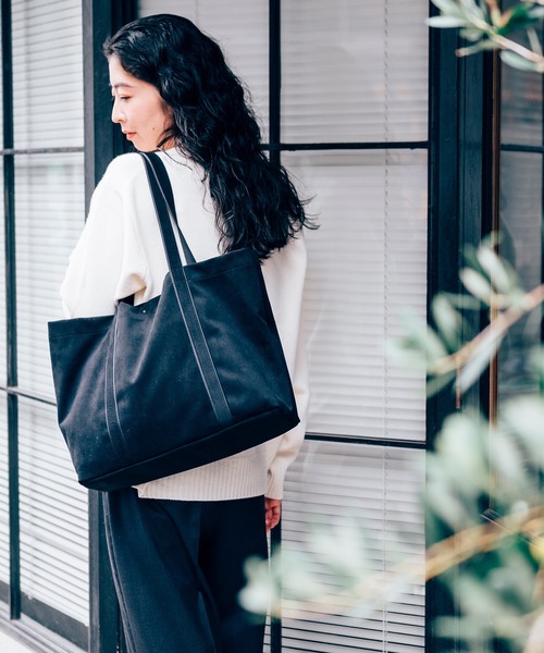 kuros'オリジナル】エコスエードトートバッグ Mサイズ｜A4サイズ対応