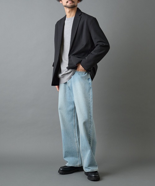 COLONY 2139（コロニートゥーワンスリーナイン）の「バックシャギーウーリーテーラードジャケット（テーラードジャケット・メンズ・ブラック/チャコールグレー・LARGE/MEDIUM）」の7枚目の写真