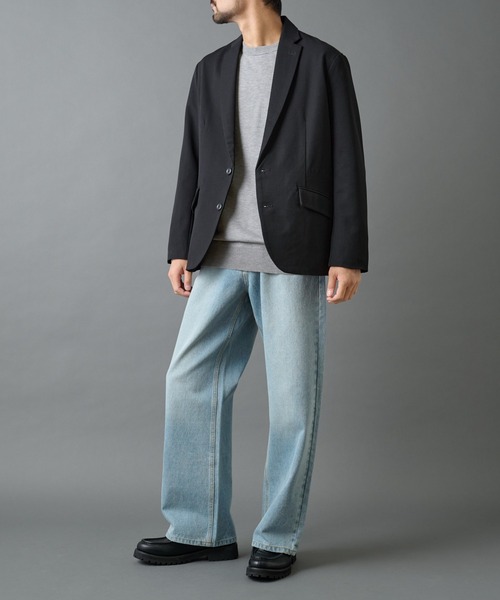 COLONY 2139（コロニートゥーワンスリーナイン）の「バックシャギーウーリーテーラードジャケット（テーラードジャケット・メンズ・ブラック/チャコールグレー・LARGE/MEDIUM）」の8枚目の写真