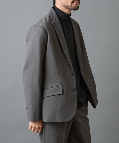 COLONY 2139（コロニートゥーワンスリーナイン）の「バックシャギーウーリーテーラードジャケット（テーラードジャケット・メンズ・ブラック/チャコールグレー・LARGE/MEDIUM）」の14枚目の写真