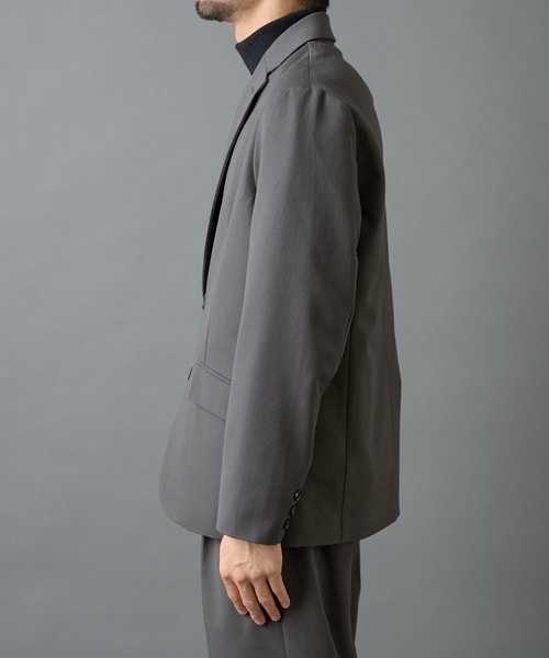 COLONY 2139（コロニートゥーワンスリーナイン）の「バックシャギーウーリーテーラードジャケット（テーラードジャケット・メンズ・ブラック/チャコールグレー・LARGE/MEDIUM）」の20枚目の写真