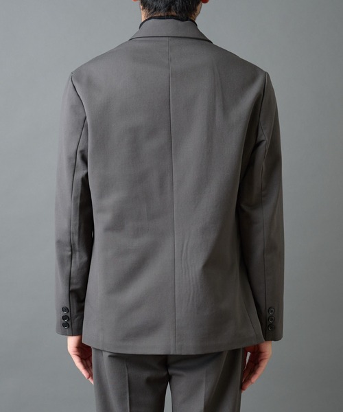 COLONY 2139（コロニートゥーワンスリーナイン）の「バックシャギーウーリーテーラードジャケット（テーラードジャケット・メンズ・ブラック/チャコールグレー・LARGE/MEDIUM）」の21枚目の写真