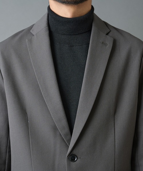 COLONY 2139（コロニートゥーワンスリーナイン）の「バックシャギーウーリーテーラードジャケット（テーラードジャケット・メンズ・ブラック/チャコールグレー・LARGE/MEDIUM）」の22枚目の写真