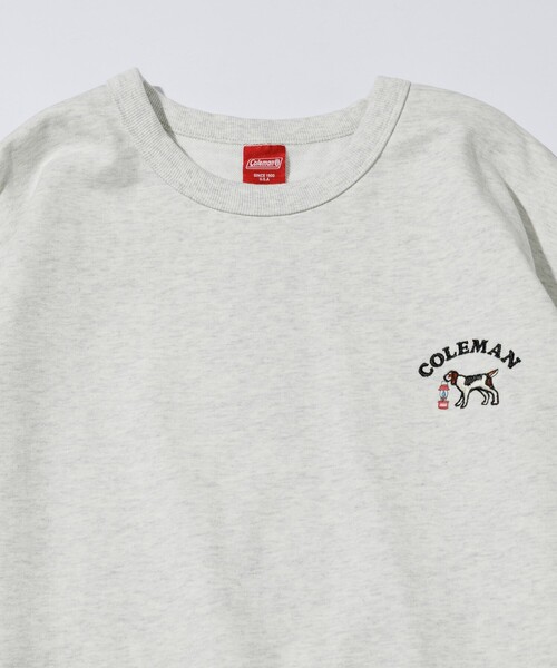 COLEMAN（コールマン）の「Coleman/コールマン 別注 バックプリント スピンドル クルーネックスウェット（Tシャツ/カットソー・メンズ・ライトグレー/チャコールグレー/ブルー/オフホワイト・MEDIUM/LARGE）」の6枚目の写真
