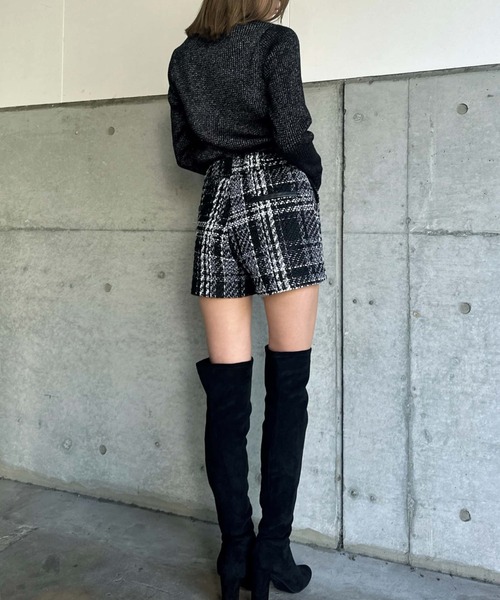 EGOIST(エゴイスト)の「ラメボトルネックニットトップス(ニット/セーター・レディース・ブラック/アイボリー/グレイッシュベージュ・FREE)」の17枚目の写真